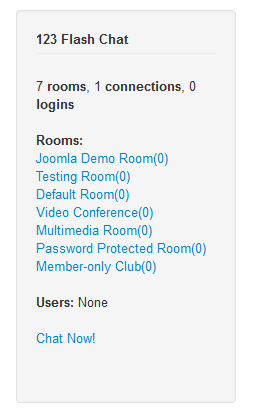 Joomla Chat Room